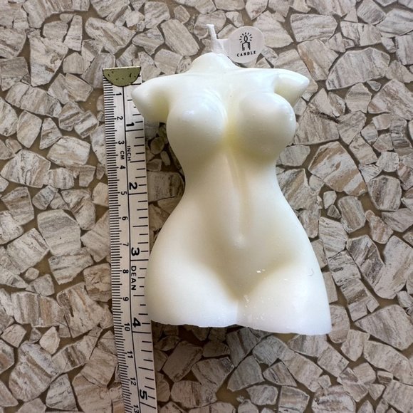 Handmade soy nude women's torso candle NEW - Picture 4 of 5